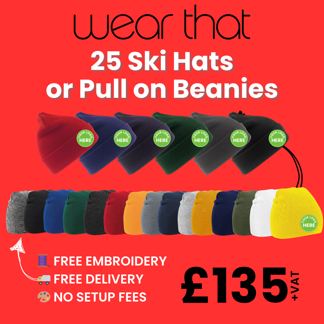 25 Ski Hats or Pull on Beanies