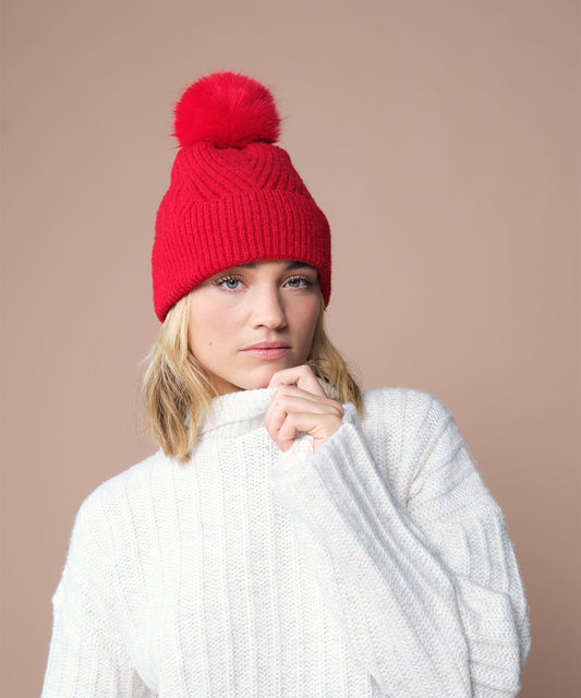 Snow luxe beanie