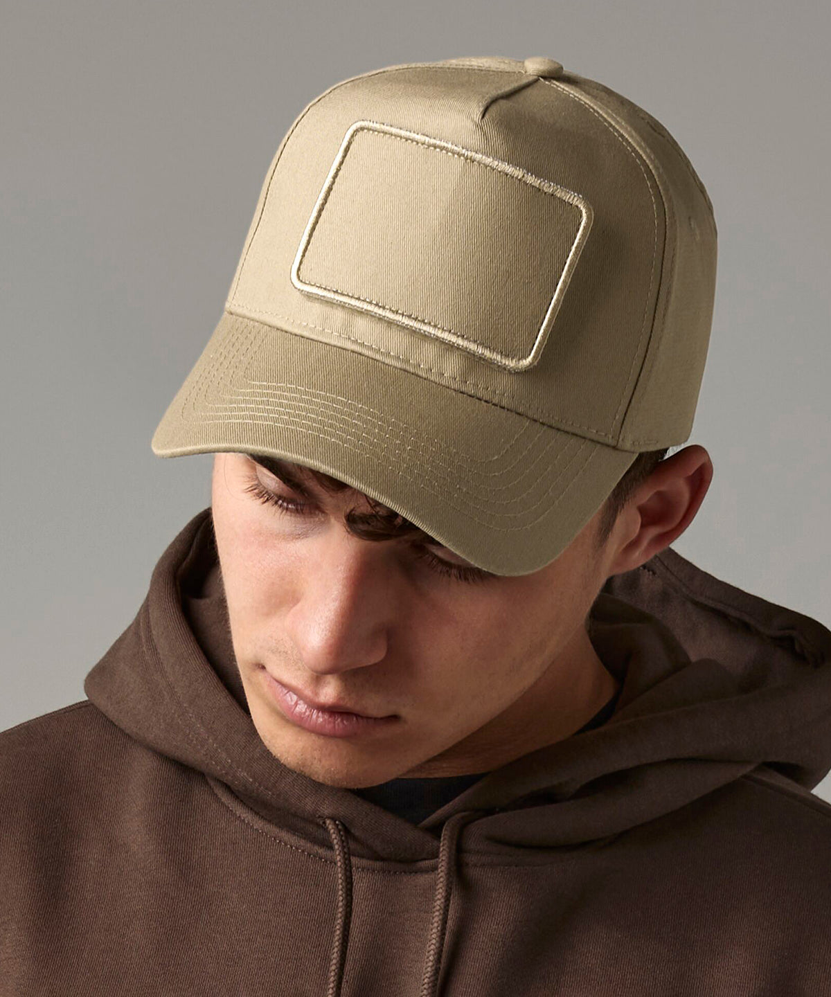 Removable patch 5-panel cap