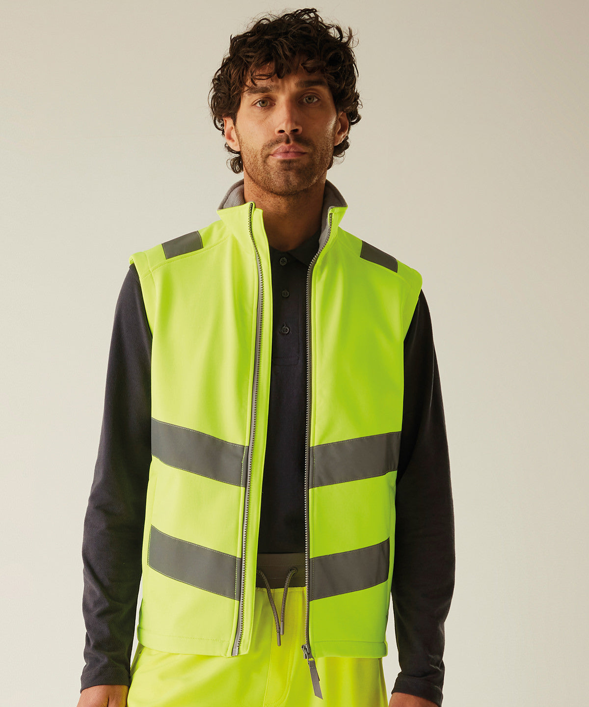 Hi-vis Pro contract Ablaze softshell bodywarmer