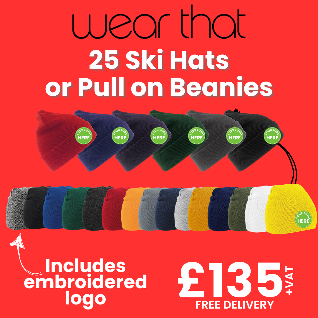 25 Ski Hats or Pull on Beanies