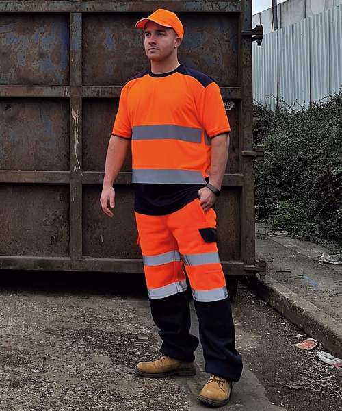 Hi-vis two-tone t-shirt (HVJ400) | YK034 | Wear That